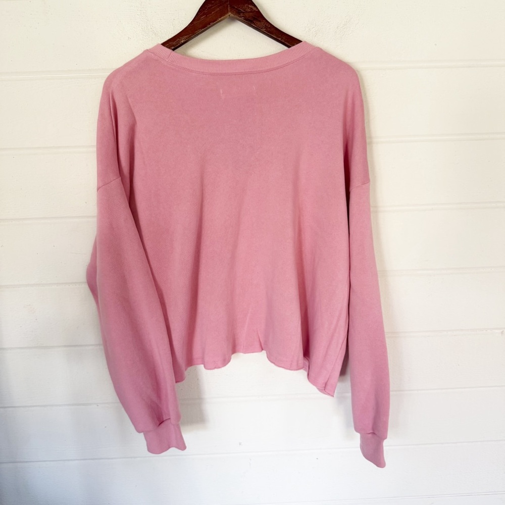 NWT Grayson Threads Women’s Pink Graphic Fleece Sweatshirt Size XL - Picture 7 of 8